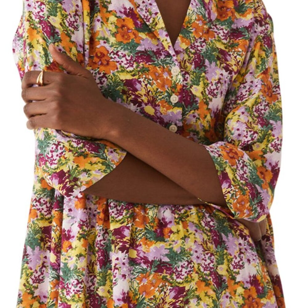 BNWT- Frank and Oak Babydoll Mulberry Dress - Picture 2 of 7